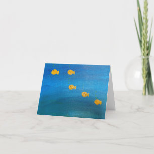 blank note card fishie