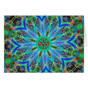 Blank Note Card Monogram S or Your Choice