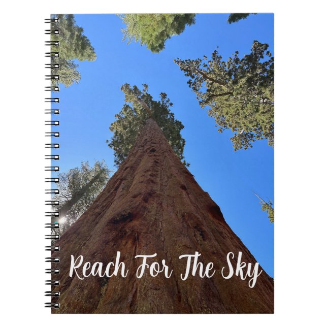 Blank notebook with Sequoias from Yosemite  (Front)