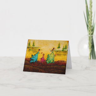 Blank notecard with artwork by Marabeth Quin