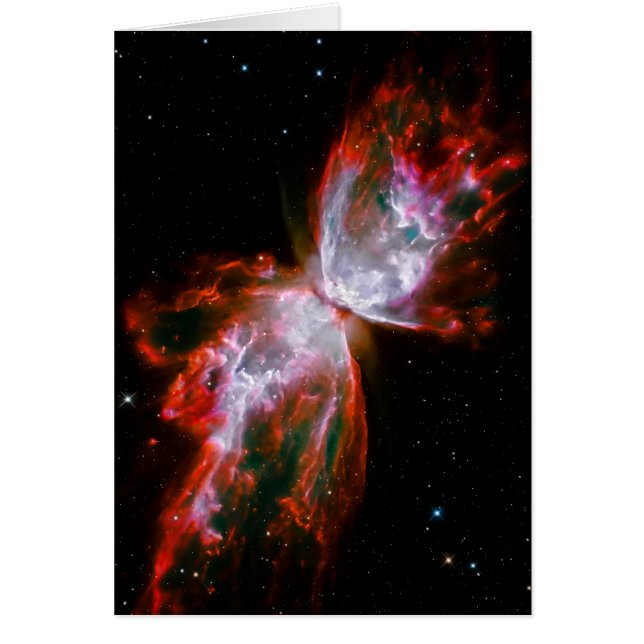 Blank notelet - Butterfly Nebula in Scorpius (Front)