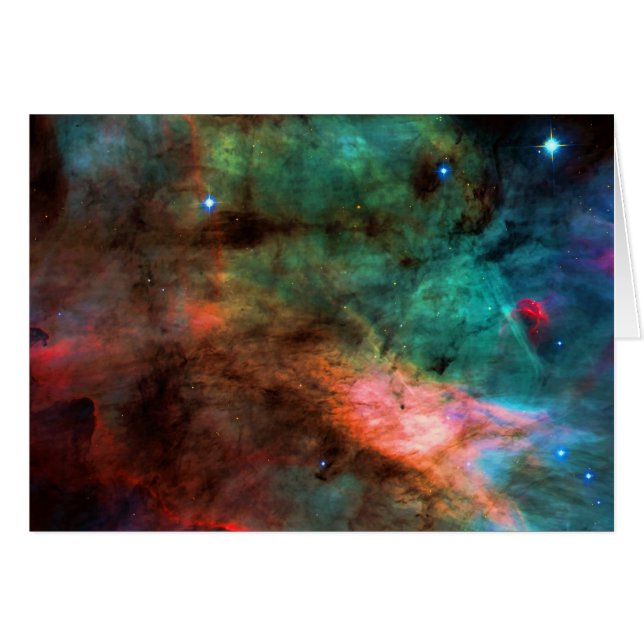 Blank notelet - Swan Nebula Centre (Front Horizontal)