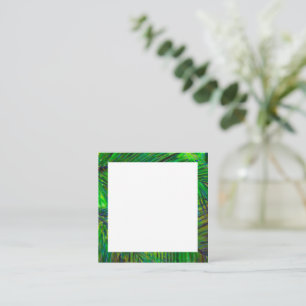 Blank Palm Leaf Border Card