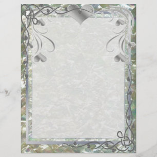 Blank Pearl Essence Paper Colour Silverleaf