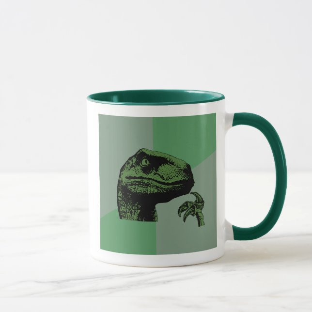 Blank Philosoraptor Mug (Right)