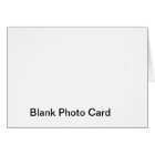 Blank Photo Card