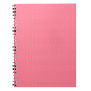 Blank Pink Texture Template diy ADD Text Image 99 Spiral Notebook