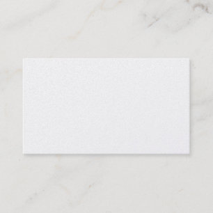 Blank Platinum Metallic Silver Business Card. Card