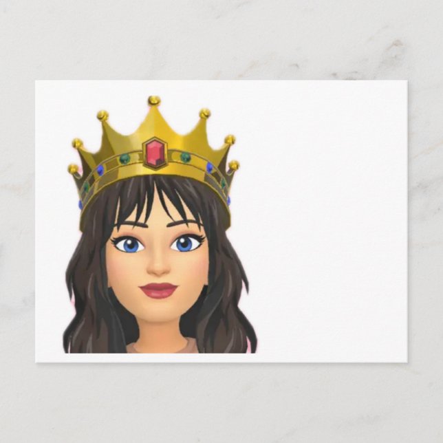 Blank Queen postcard (Front)
