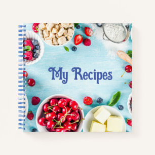 Blank Recipe Cook Book To Write In