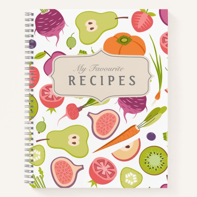 Blank Recipe Cook Book To Write In (Front)