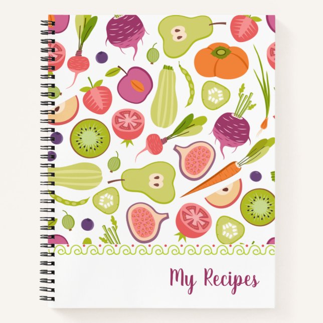 Blank Recipe Cook Book To Write In (Front)