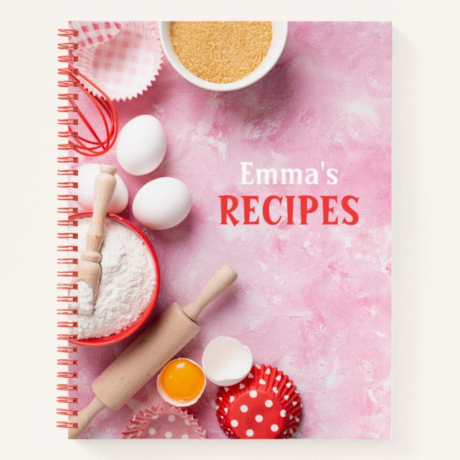 Blank Recipe Cook Book To Write In (Front)