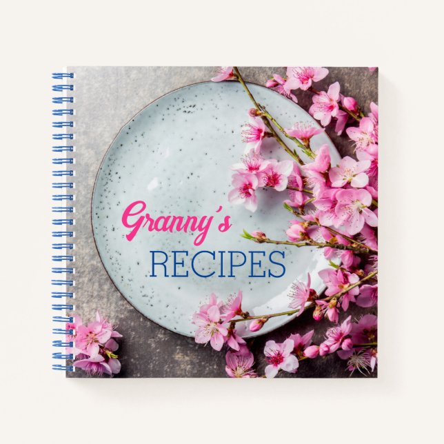 Blank Recipe Cook Book To Write In (Front)