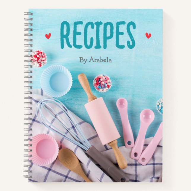 Blank Recipe Cook Book To Write In (Front)