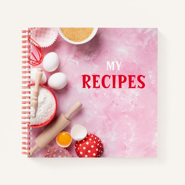 Blank Recipe Cook Book To Write In (Front)