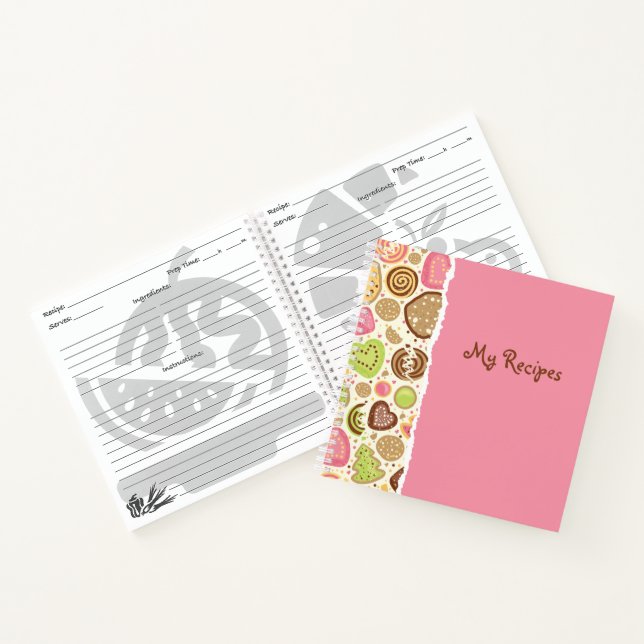 Blank Recipe Notebook To Write In (Inside)