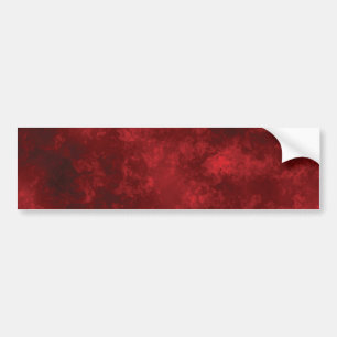 BLANK RED CREATE YOUR OWN BUMPER STICKER