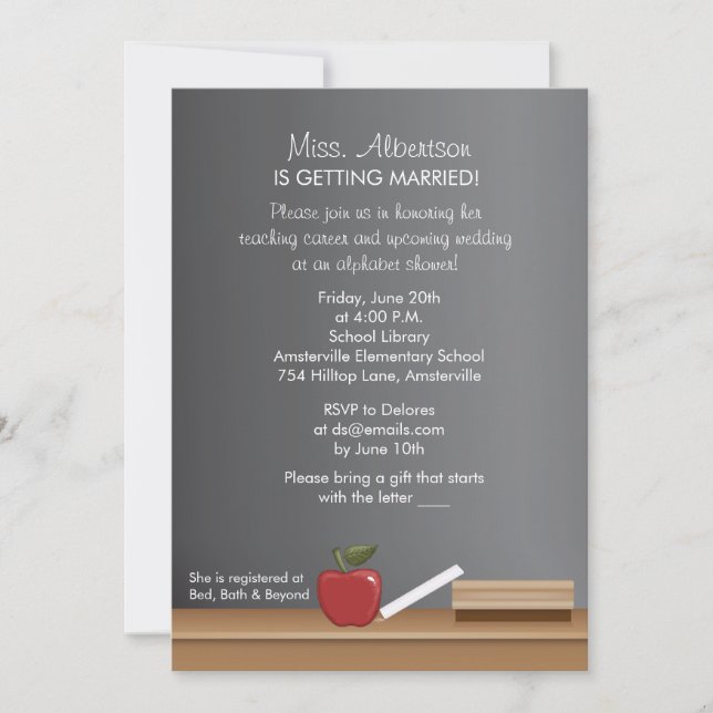 Blank Slate Invitation (Front)