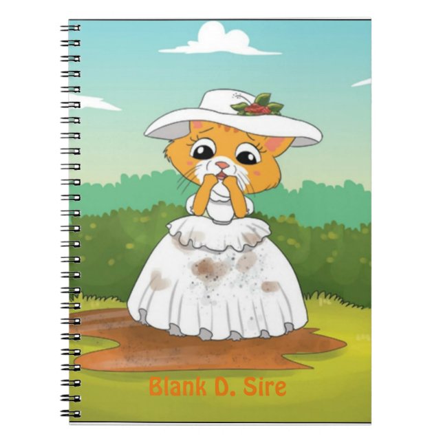 Blank Stray Spiral Notebook (Front)