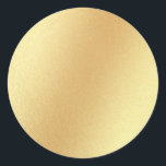 Blank Template Elegant Faux Gold Glitter Glamourou Classic Round Sticker<br><div class="desc">Blank Template Elegant Faux Gold Glitter Glamourous Classic Round Sticker.</div>