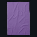 Blank Template Solid Colour Purple Custom Add Text Tea Towel<br><div class="desc">Custom Create Your Own Upload Add Your Monogram Initial Photo or Logo Text Name Elegant Modern Cute Kitchen & Dining / Table & Kitchen Linens/ Blank Template Purple Solid Colour Kitchen Towel.</div>