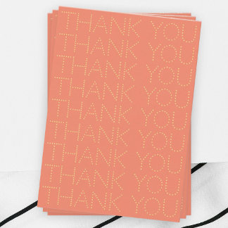 Blank Thank You Card