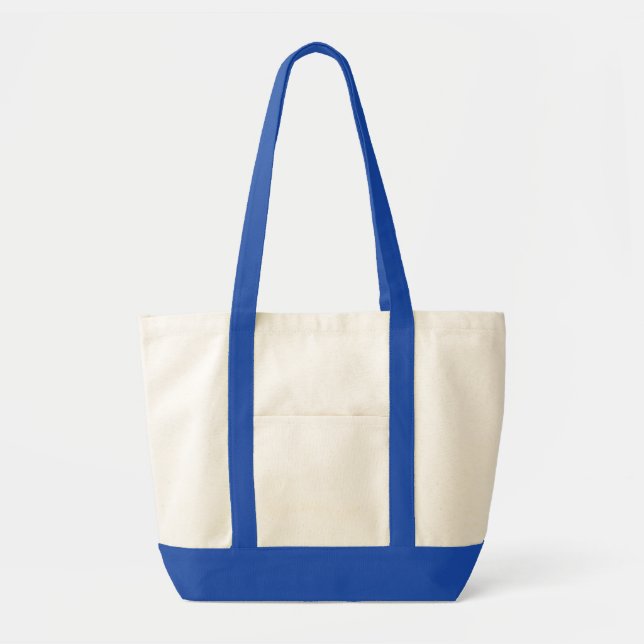 Blank Two Toned Impulse Tote DIY Design Your Own Bag (Front)