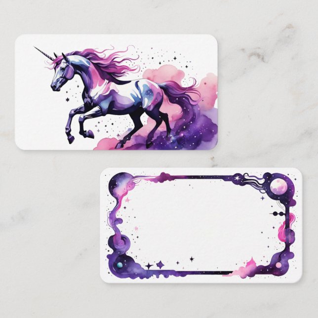 Blank Unicorn Oracle Cards (Front/Back)