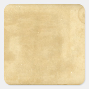 Blank Vintage Aged Paper Square Sticker