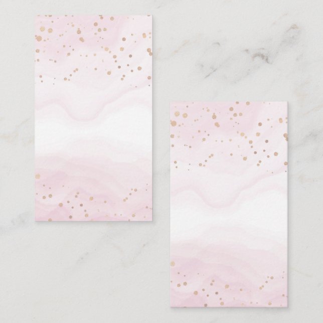 Blank Watercolor Business Card (Front/Back)
