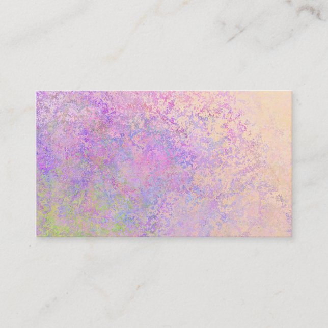 Blank Watercolor Business Card (Front)