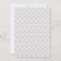 Blank Wedding Invitation Template | Classic Editab