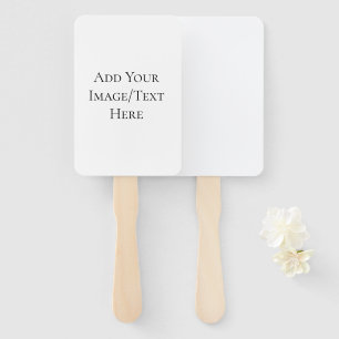 Blank Wedding Templates Elegant Customizable Hand Fan