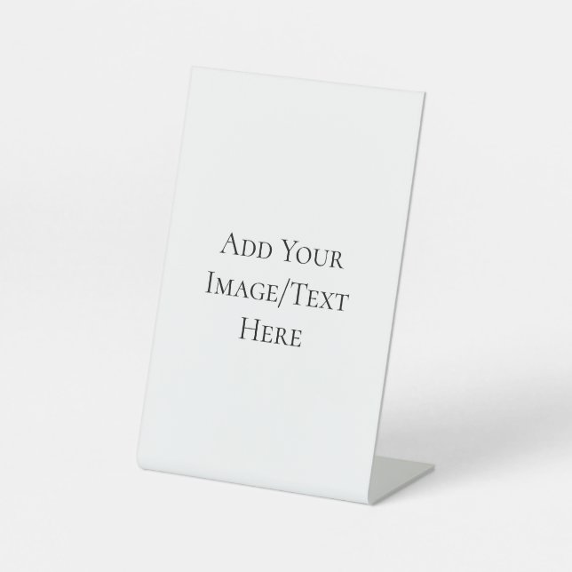 Blank Wedding Templates | Elegant Customizable  Pedestal Sign (Front)
