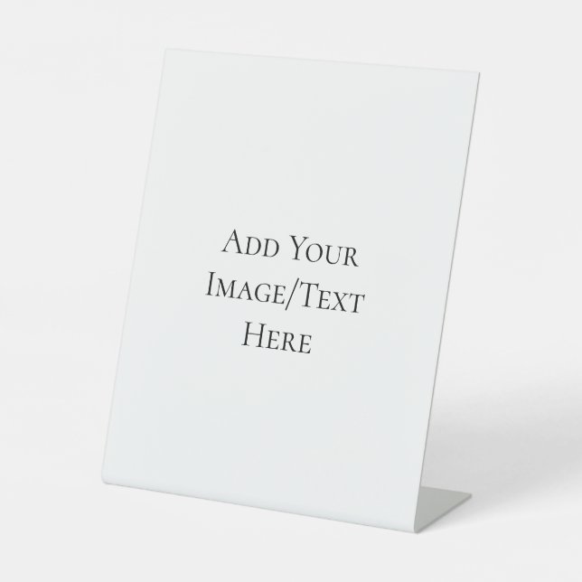 Blank Wedding Templates | Elegant Customizable  Pedestal Sign (Front)