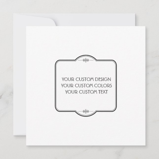 BLANK Your Design Here - Card (Front)