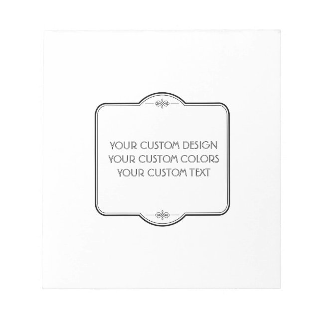 BLANK Your Design Here - Notepad (Front)