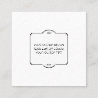 BLANK Your Design Here - Square Business Card
