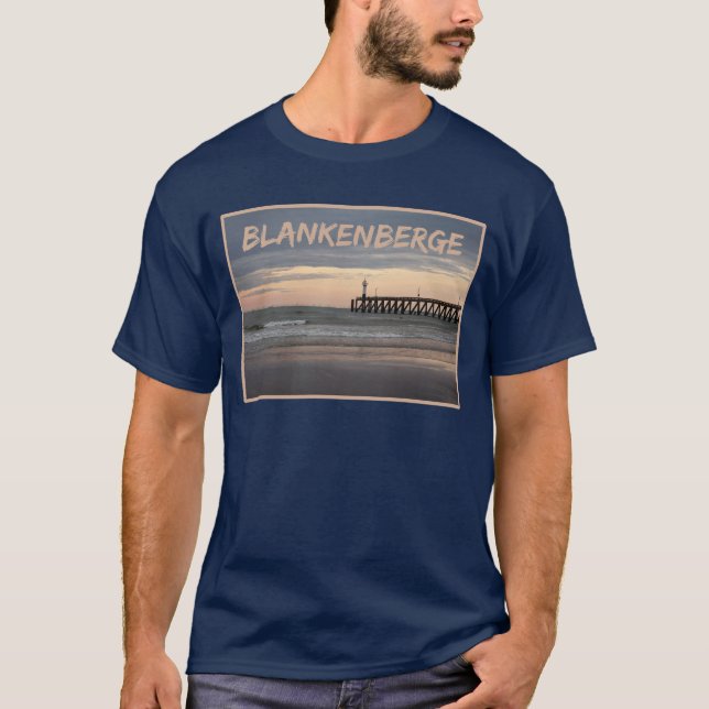 Blankenberge Sunset, Belgian Coast T-shirt (Front)