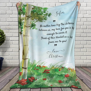Blanket for a Long Distance Relationship / Friend 