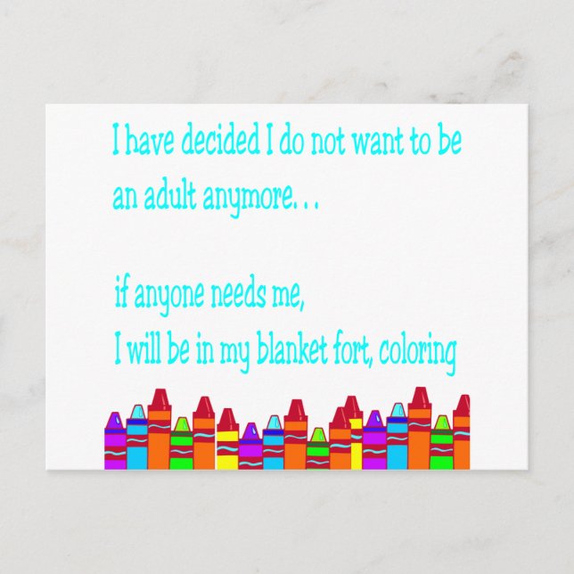 blanket fort.png postcard (Front)