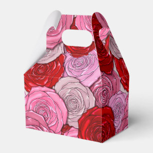 Blanket of Roses Favour Box