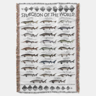 BLANKET -STURGEON OF THE WORLD POSTER -FIRST EVER 