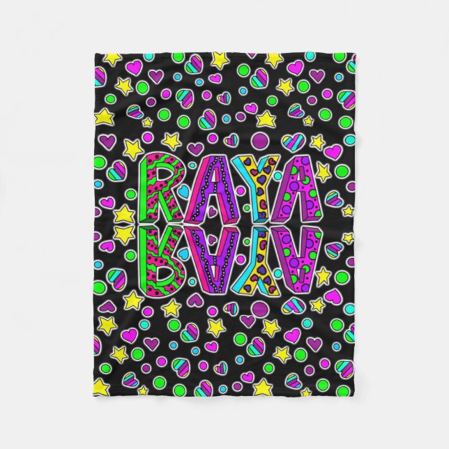 Blanket with the name Raya (Front)