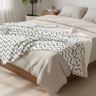 blanket zigzag geometric