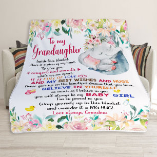 Blankets For Girls, To My Granddaughter