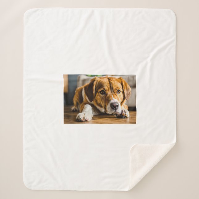 blankets with dog (Front)