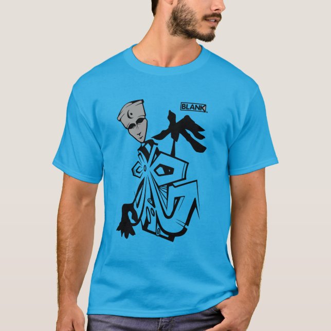 BLANKM GEAR - BLUE MAN T-Shirt (Front)
