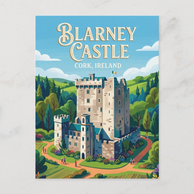 Blarney Castle Ireland Postcard (Front)